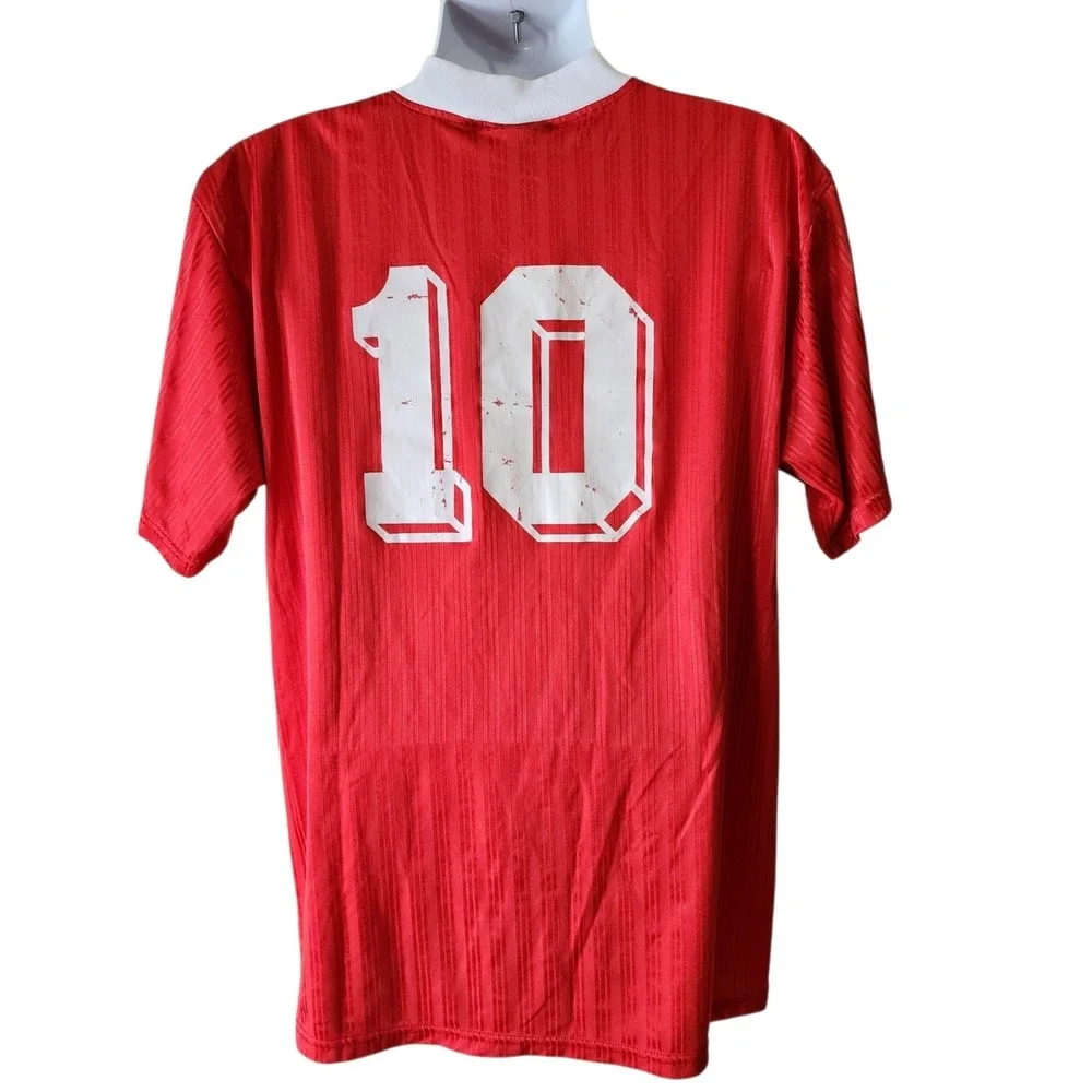 Vintage Adidas Crusaders #10 Soccer Jersey Made USA Red Men's Large 90s L